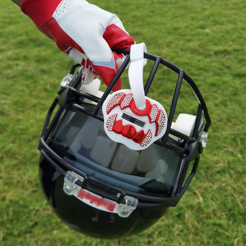 LeCool Football Mouth Guard with Connected Strap- 3D Beast Chrome Adult and Youth Mouth Guard-Mouth Piece for Sports for Maximum Air Flow and Teeth Protection - Image 4